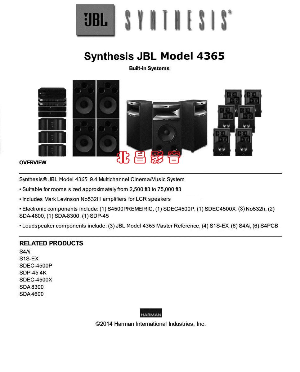 Synthesis Model4365系统 Synthesis Model4365系统